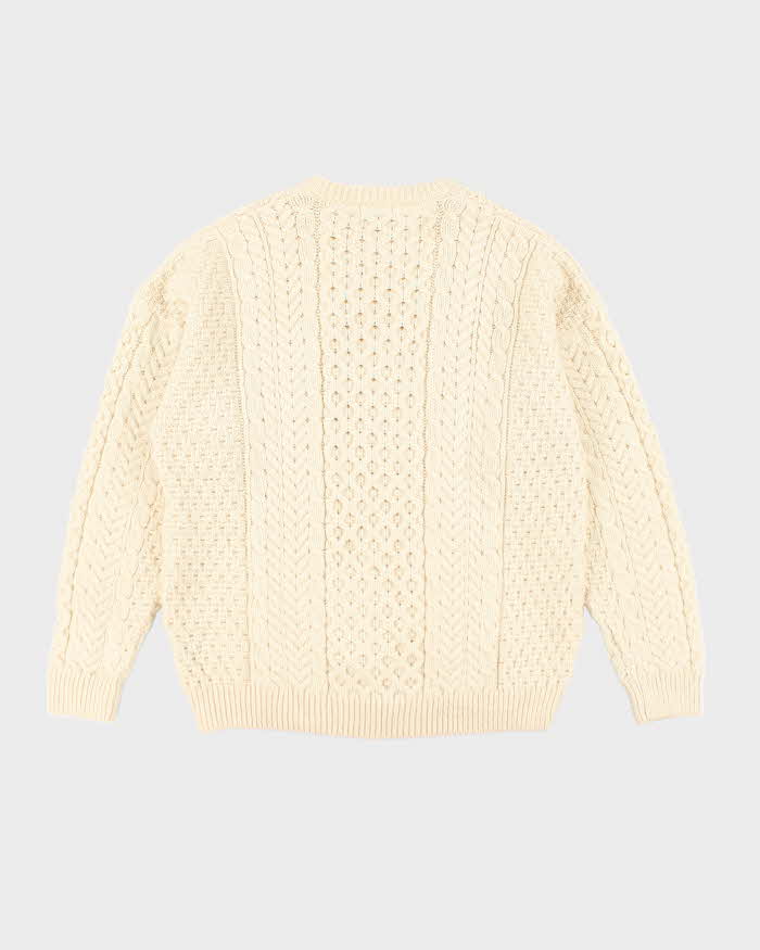 Vintage Blarney Heavyweight Wool Aran Knit Jumper - XL