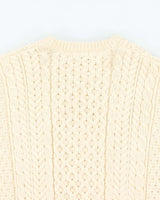 Vintage Blarney Heavyweight Wool Aran Knit Jumper - XL