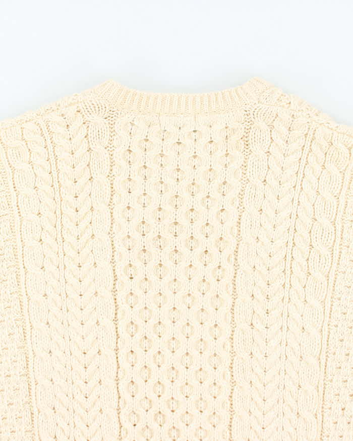 Vintage Blarney Heavyweight Wool Aran Knit Jumper - XL