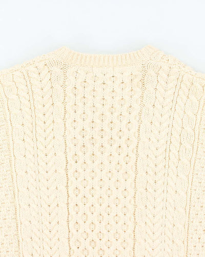 Vintage Blarney Heavyweight Wool Aran Knit Jumper - XL