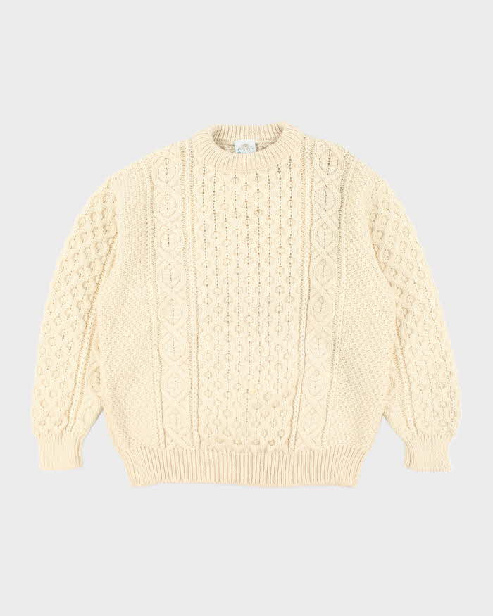 Vintage Bonner Chunky Wool Knit Jumper - L