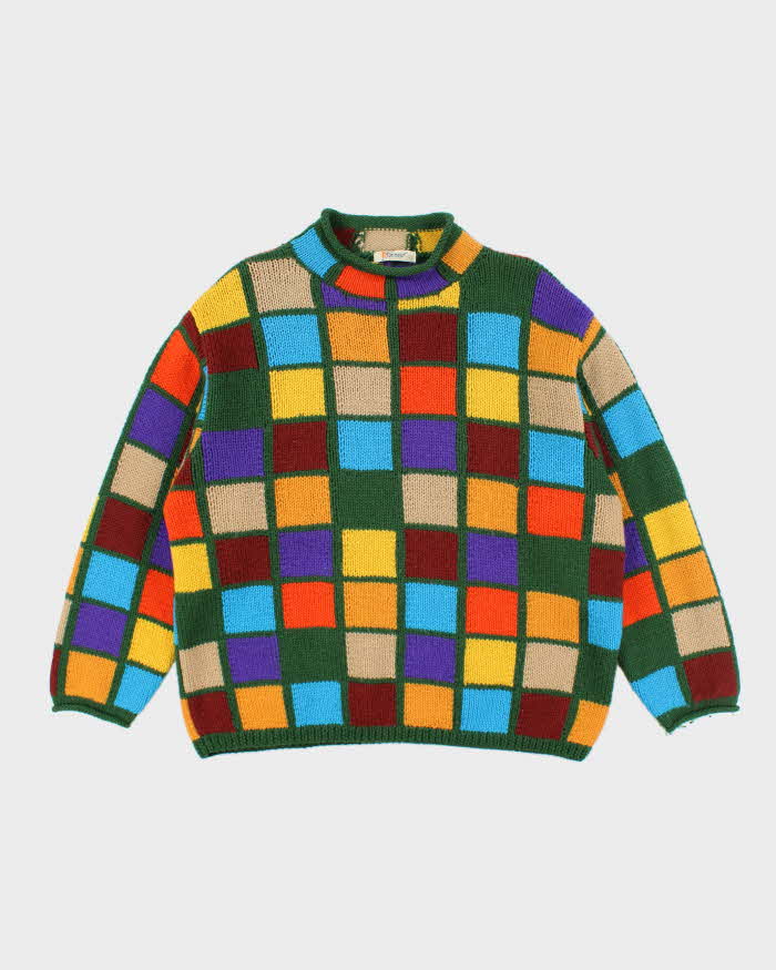 Vintage Sonneur Multi Coloured Wool Jumper - M