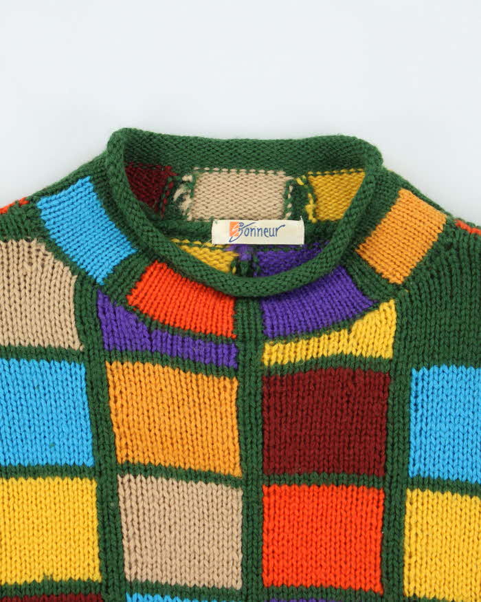 Vintage Sonneur Multi Coloured Wool Jumper - M