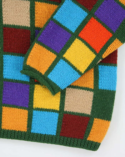 Vintage Sonneur Multi Coloured Wool Jumper - M