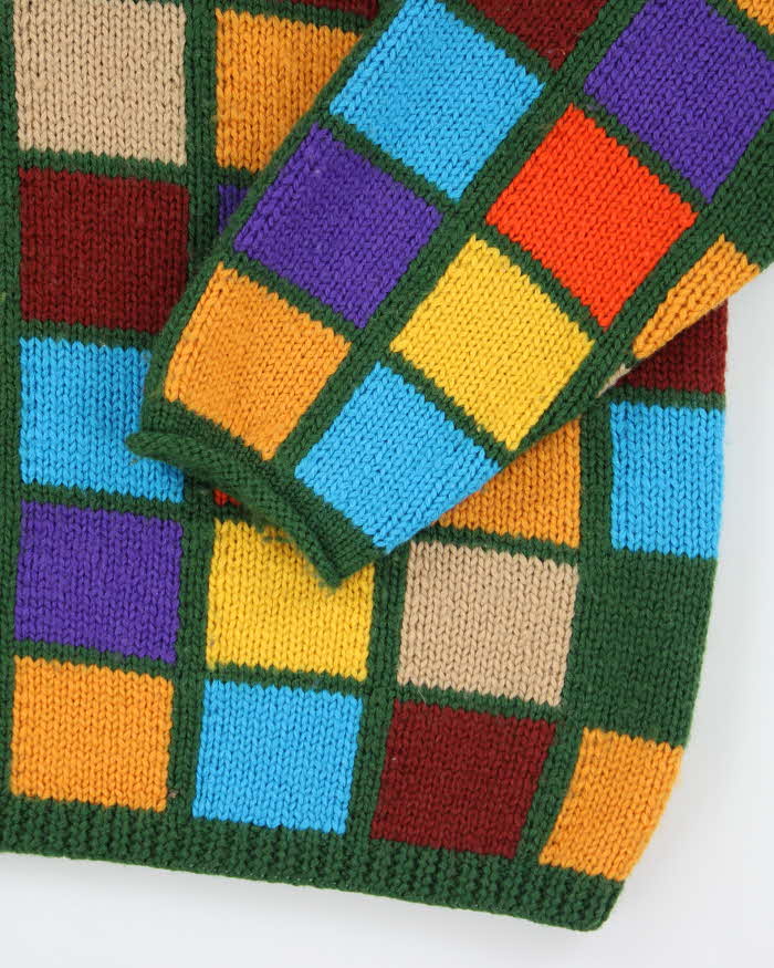 Vintage Sonneur Multi Coloured Wool Jumper - M