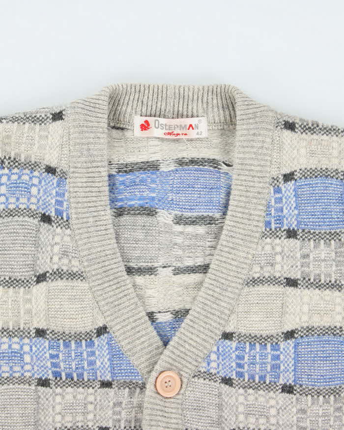 Vintage Osterman Angora Blend Cardigan - M