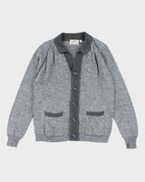 Vintage La Ronde Wool Blend Cardigan - M