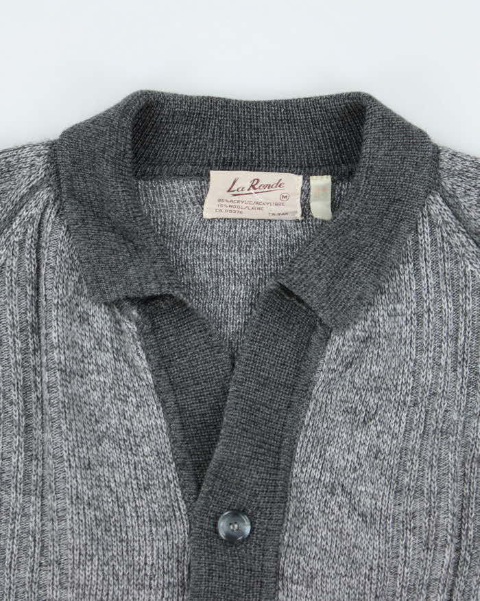 Vintage La Ronde Wool Blend Cardigan - M