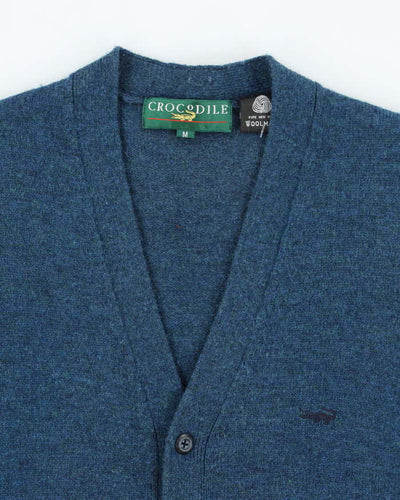 Vintage Crocodile Wool Button-Up Tank Knit - M
