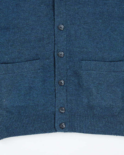 Vintage Crocodile Wool Button-Up Tank Knit - M
