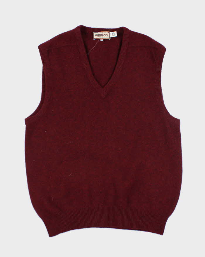 Vintage Wing On Wool Tank Knit - S