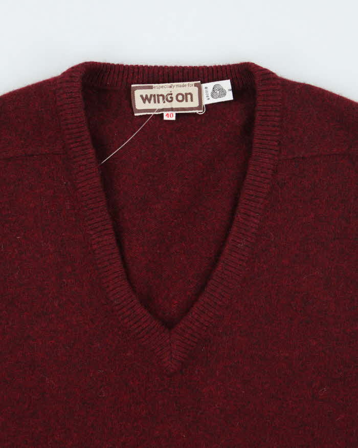 Vintage Wing On Wool Tank Knit - S