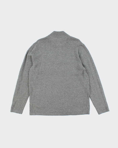 Vintage 2000's Eddie Bauer Quarter Zip Knit Jumper - L