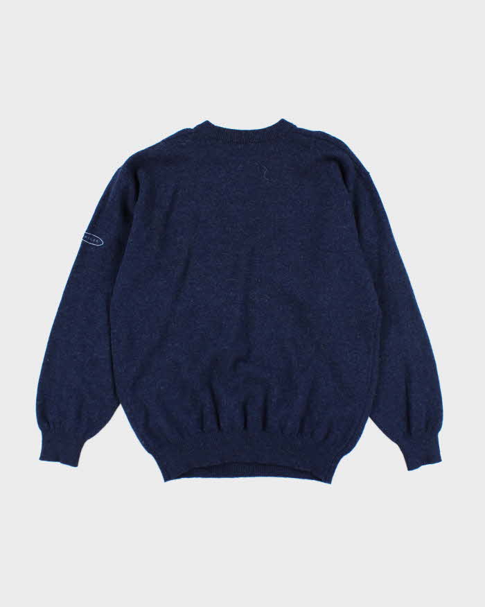 Vintage Jaeger Wool Argyle Jumper - M