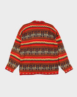 Vintage Alpaca Zip-up Cardigan - M