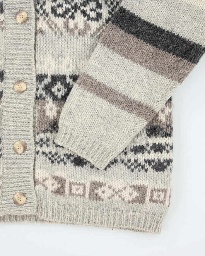 Vintage Daniela Veo Shetland Wool Cardigan - S