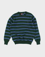 Vintage Chaps Striped Chunky Knit Jumper - L