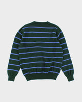 Vintage Chaps Striped Chunky Knit Jumper - L