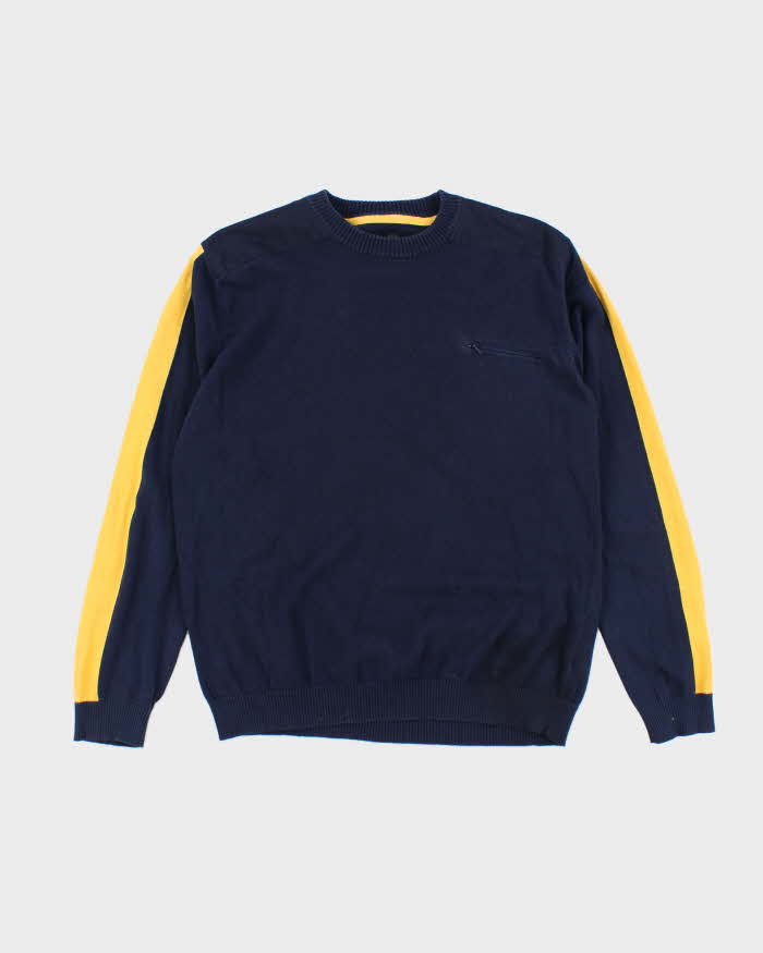 Vintage Y2K Fila Small Pocket Chunky Knit Jumper - L