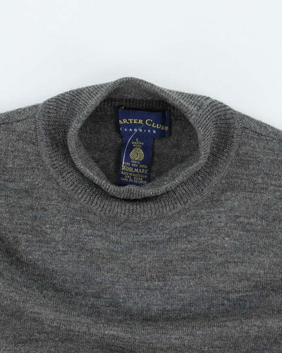 Vintage 80's Carter Club Merino Wool Knit Jumper - L