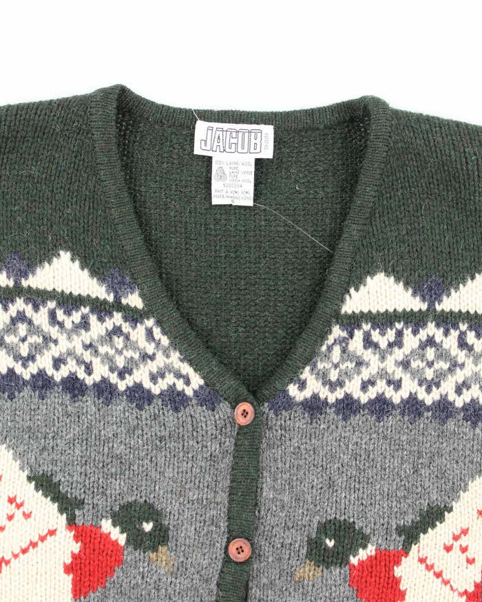 Vintage Jacob Wool Knit Cardigan - S