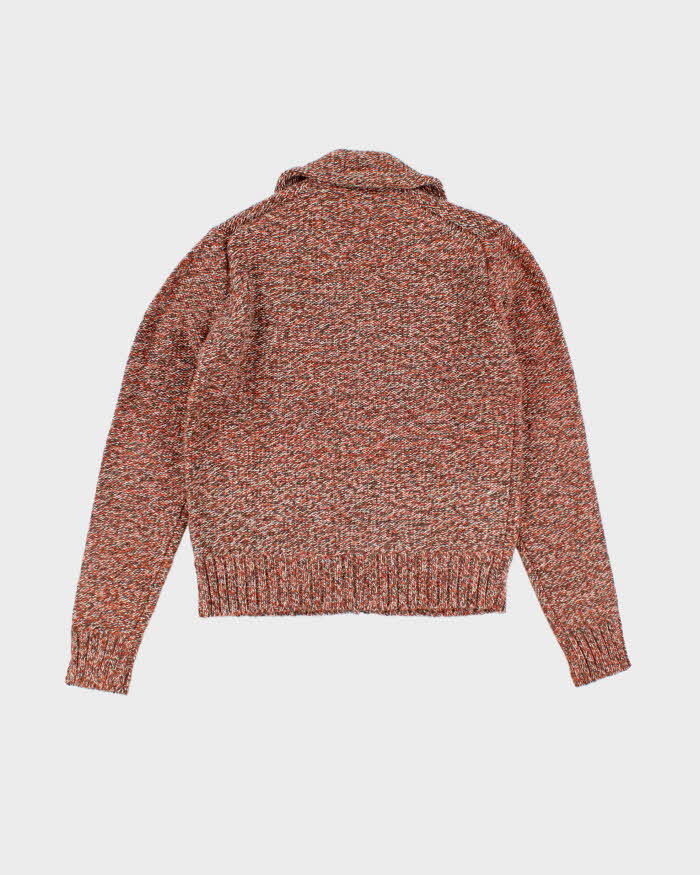 Vintage 70s Tricot De Luxe Wool Blend Knit Zip-Up - M