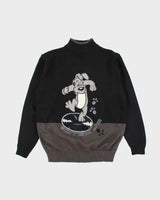 Vintage 90's DTEK Graphic Printed Oversized Knit Jumper - M