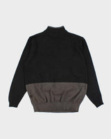 Vintage 90's DTEK Graphic Printed Oversized Knit Jumper - M