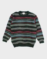 Vintage 90's London Fog Ribbed Oversized Knit Jumper - M