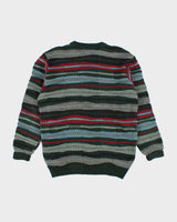 Vintage 90's London Fog Ribbed Oversized Knit Jumper - M