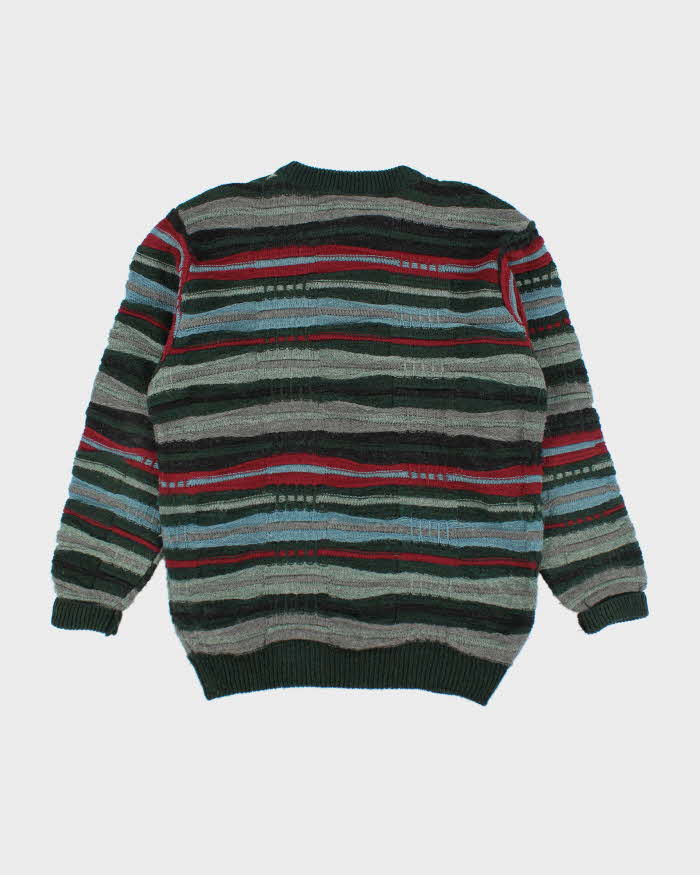 Vintage 90's London Fog Ribbed Oversized Knit Jumper - M