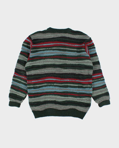 Vintage 90's London Fog Ribbed Oversized Knit Jumper - M