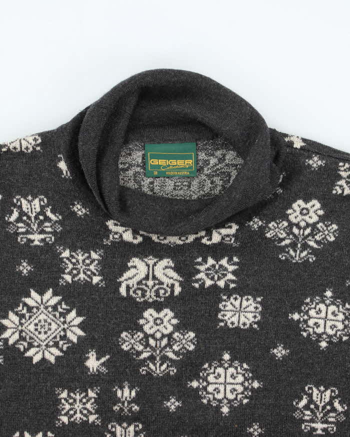 Vintage Geiger Wool Pattern Jumper - M