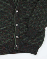 Vintage 90's London Fog Chunky Patterned Knit Cardigan - S