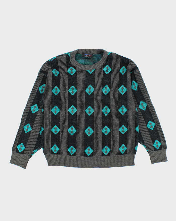 Vintage Jantzen Wool Blend Pattern Jumper - M