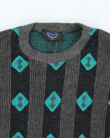 Vintage Jantzen Wool Blend Pattern Jumper - M