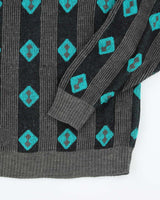 Vintage Jantzen Wool Blend Pattern Jumper - M