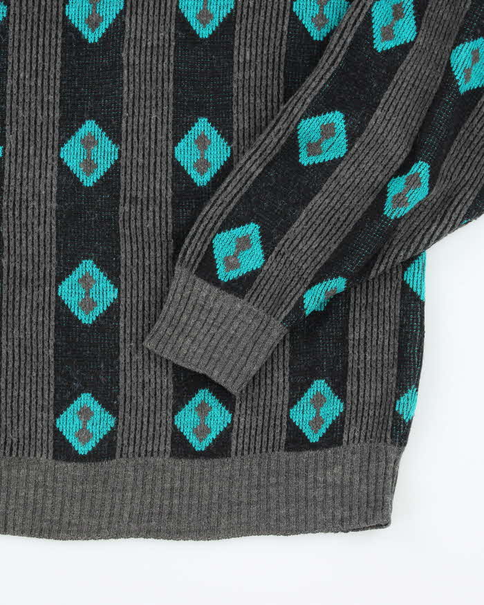 Vintage Jantzen Wool Blend Pattern Jumper - M