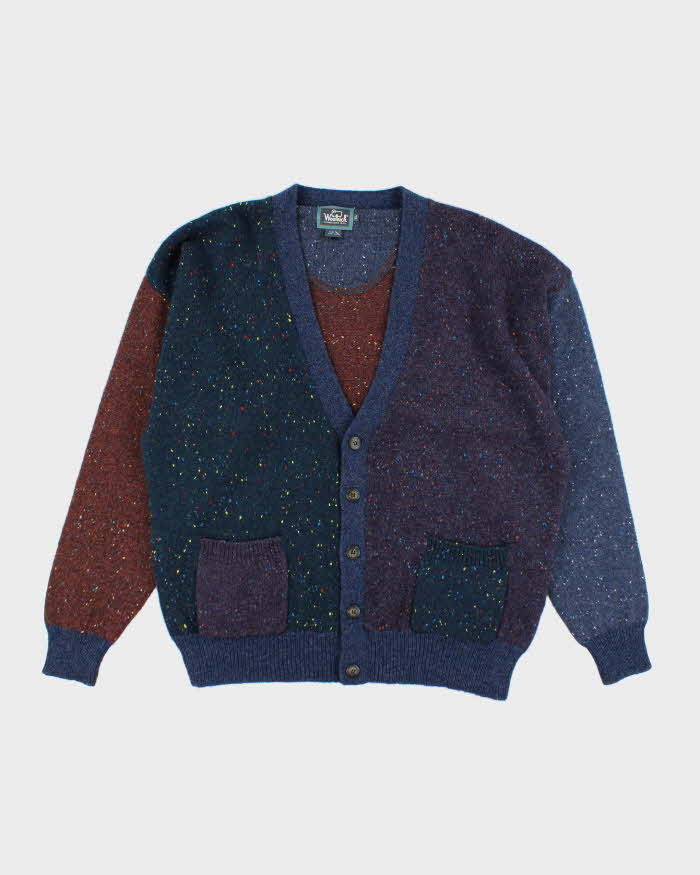 Vintage 90's Woolrich Heavyweight Wool Blend Knit Cardigan - XL