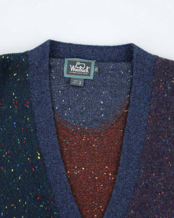 Vintage 90's Woolrich Heavyweight Wool Blend Knit Cardigan - XL