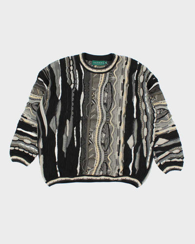 Vintage 80s Tundra Knit Jumper - XL
