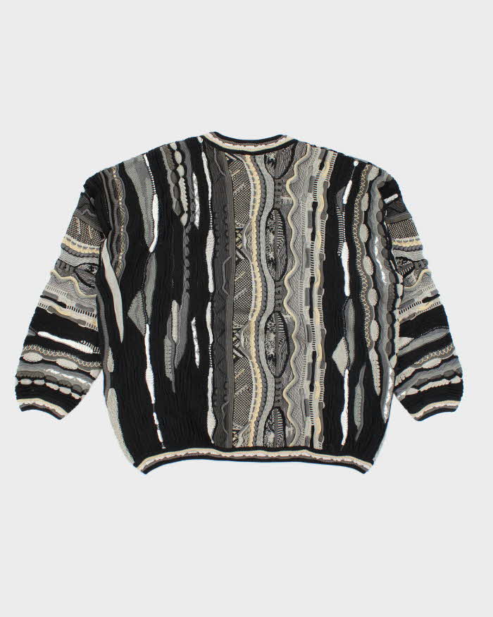 Vintage 80s Tundra Knit Jumper - XL