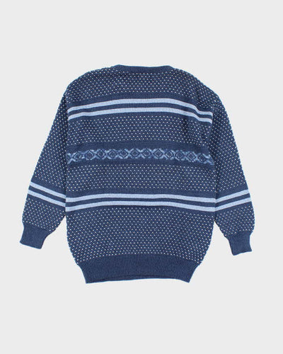 Deadstock Vintage Jantzen Blue Knit Jumper - L