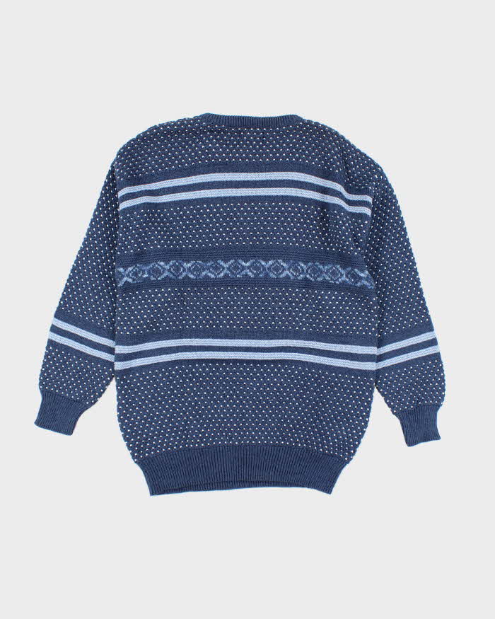 Deadstock Vintage Jantzen Blue Knit Jumper - L