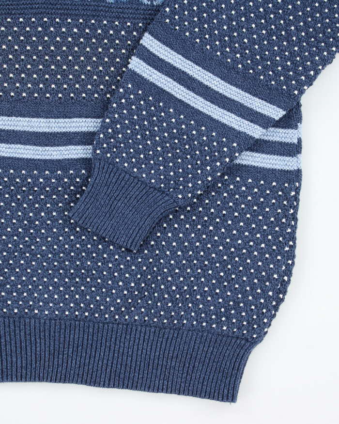 Deadstock Vintage Jantzen Blue Knit Jumper - L