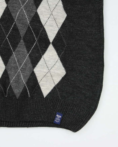 Vintage Atam Wool Argyle Tank Knit - M