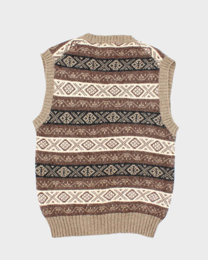 Vintage Eaton Birkdale Brown Wool Tank Knit - S