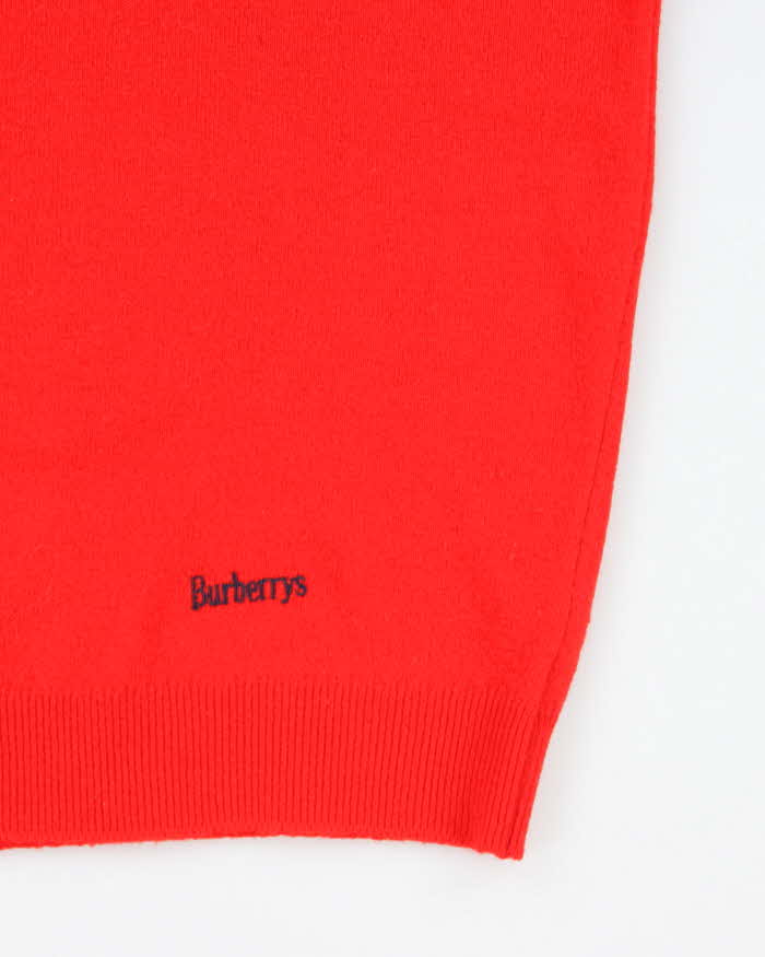 Vintage 90's Burberry Lambswool Knit Jumper - M