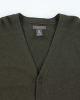 Vintage Mantles Pure Wool Button Up Cardigan - L