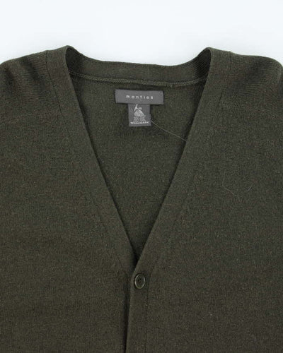 Vintage Mantles Pure Wool Button Up Cardigan - L